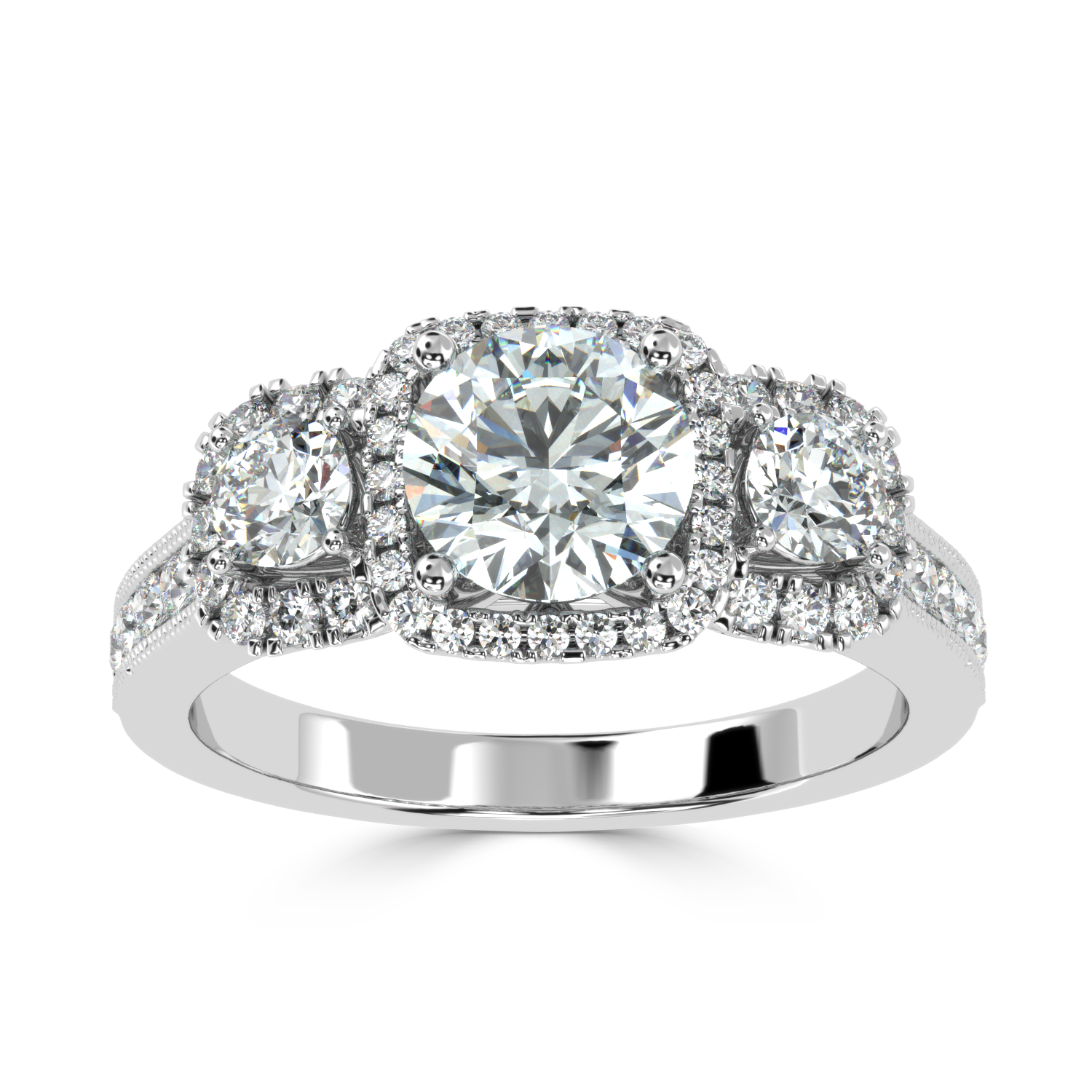 Buy 1.38Ct Solitaire Natural Diamond Ring  | SolitaireKart